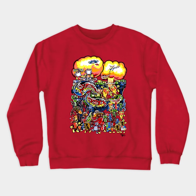 amalgamawesome Crewneck Sweatshirt by blakechamberlain